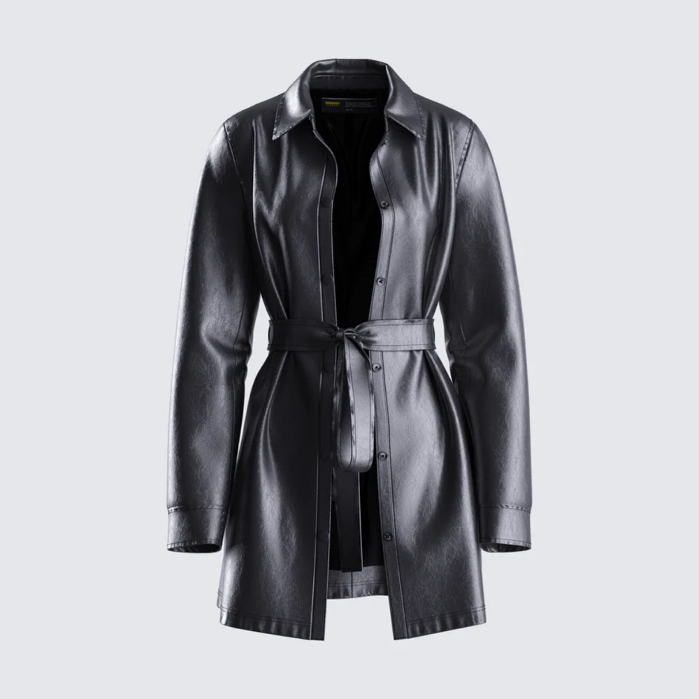 Kylie Vegan Leather Jacket